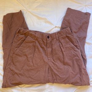 Madewell relaxed pink pants